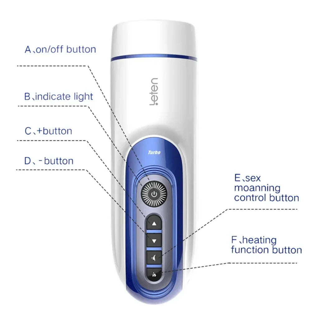 Automatic Piston Retractable Heating Male Masturbator Thrusting Vibrator for Realistic Pleasure-2